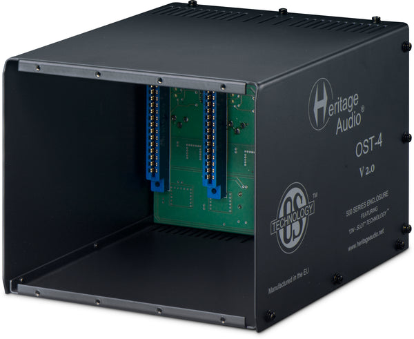 Heritage Audio OST4 v2.0 4-Slot 500-Series Chassis