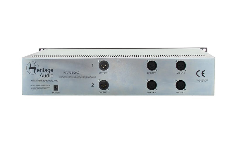 Heritage Audio HA-73EQX2 Elite Dual Channel Mic Preamp & EQ