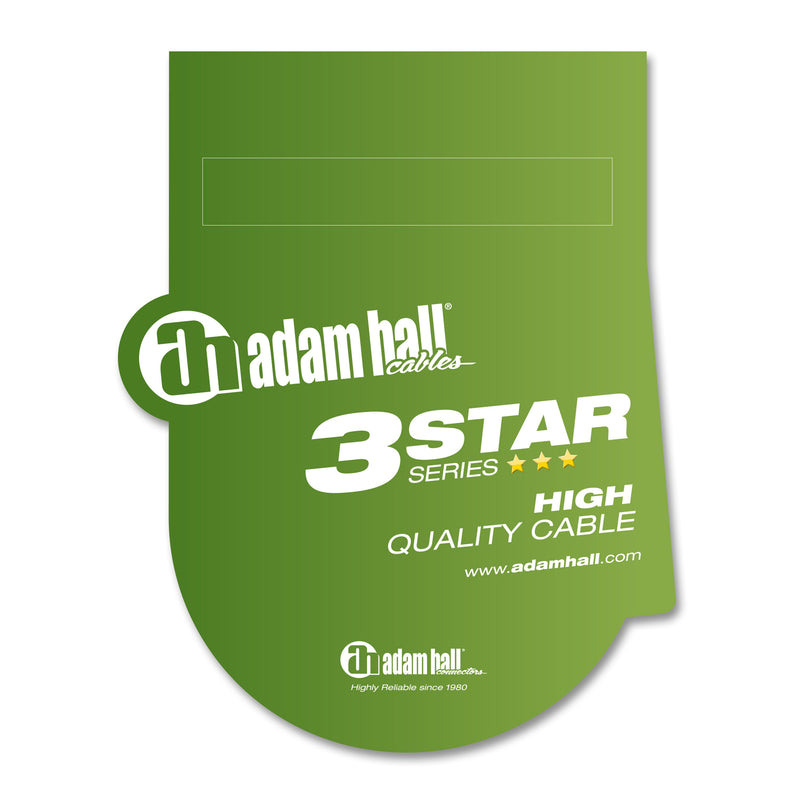 Adam Hall Pack of 6 Balanced Jack Patch Cables 1.2m
