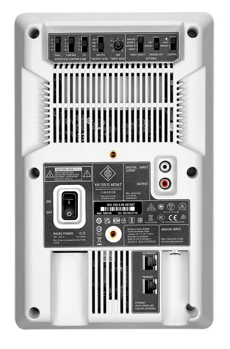 Neumann KH 120 II Active DSP Studio Monitor (AES67)