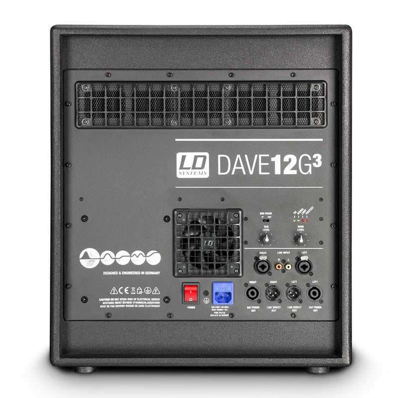 LD Systems DAVE 12 G3 Compact 12" Active PA System