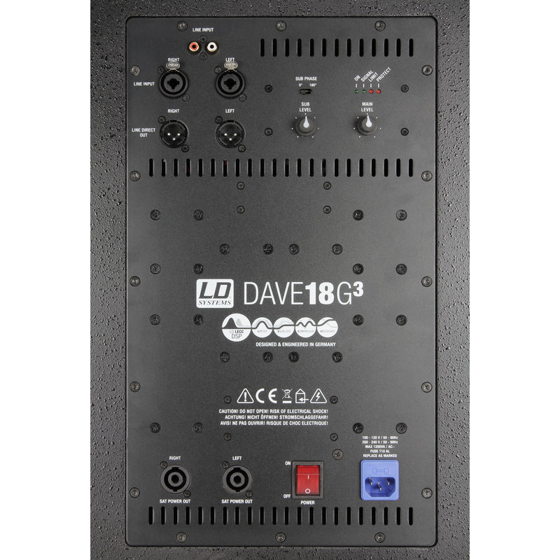 LD Systems DAVE 18 G3 Compact 18" Active PA System