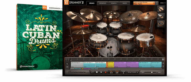 Toontrack Latin Cuban Drums EZX Expansion Pack