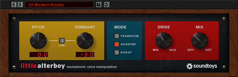 Soundtoys Little AlterBoy Monophonic Voice Manipulator
