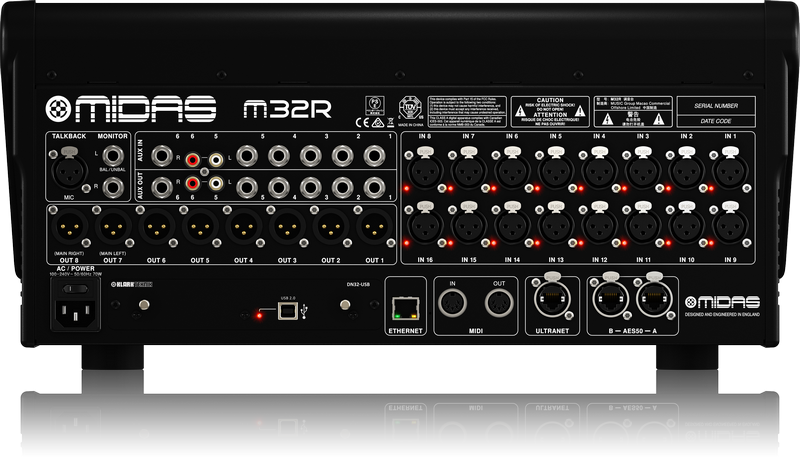 Midas M32R Live Digital Mixing Console for Live & Studio