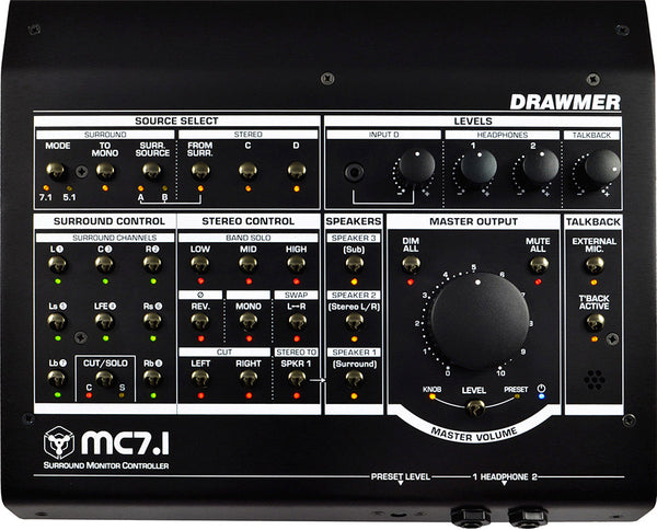 Drawmer MC7.1 Surround Monitor Controller