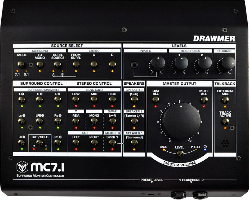 Drawmer MC7.1 Surround Monitor Controller