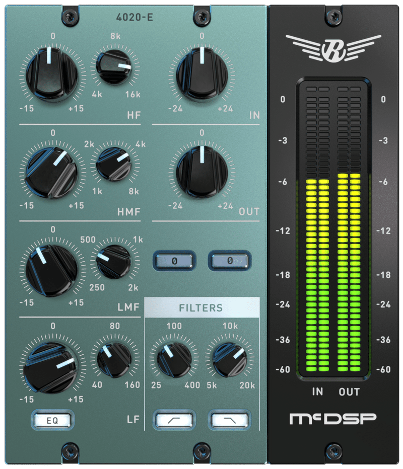 McDSP 4020 Active Retro EQ Plug-In - Native v7