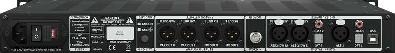SPL Mercury Mastering DA Converter