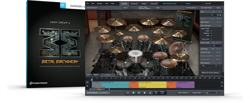 Toontrack Metal Machinery SDX Expansion Pack