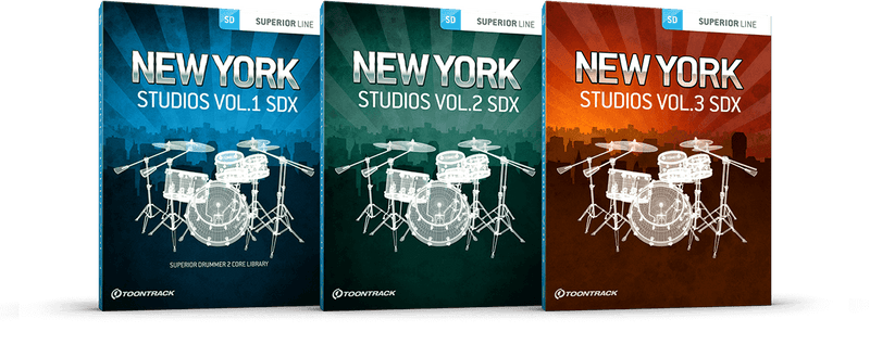 Toontrack New York Studios SDX Expansion Bundle