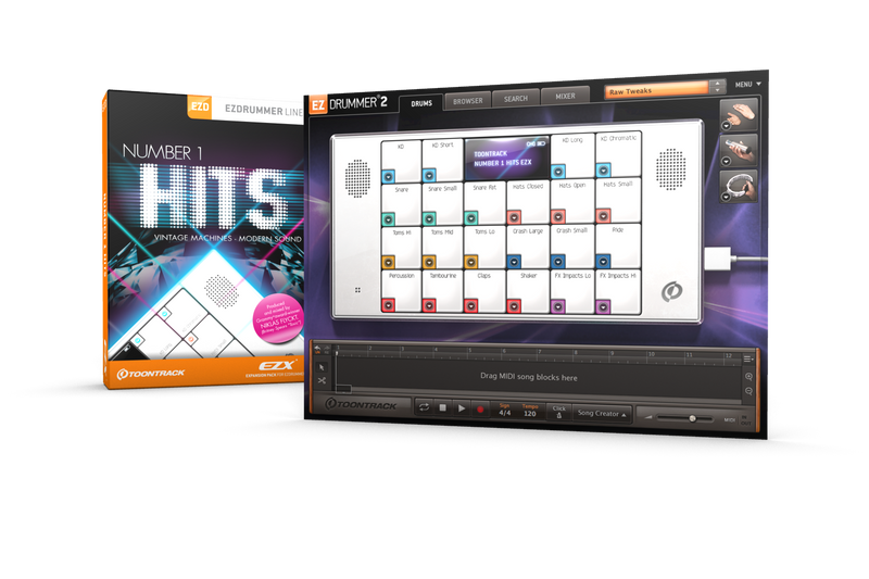 Toontrack Number 1 Hits EZX Expansion Pack