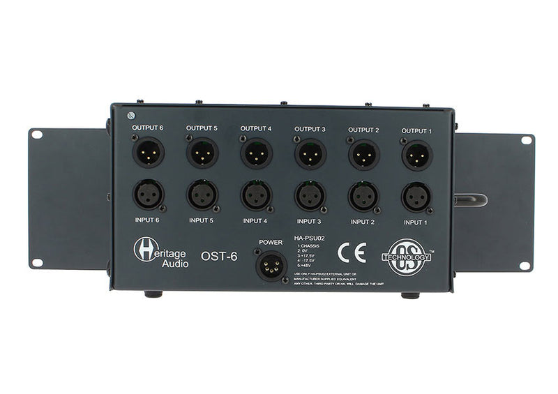 Heritage Audio OST6 6-Slot 500-Series Chassis