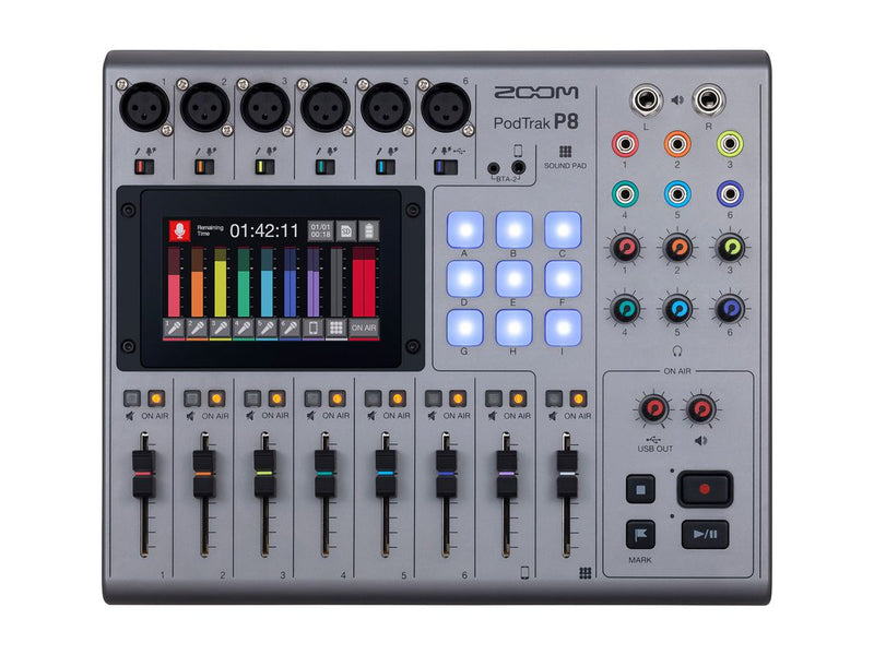 Zoom PodTrak P8 8-Track Podcast Recorder