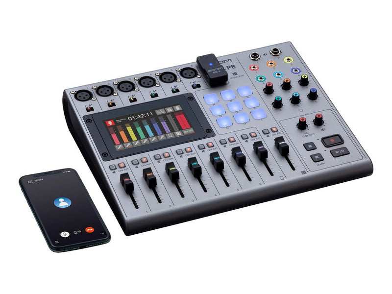Zoom PodTrak P8 8-Track Podcast Recorder