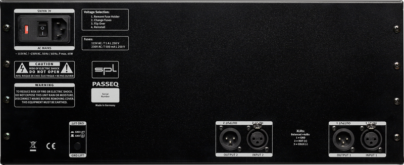 SPL Passeq Passive Mastering Equalizer