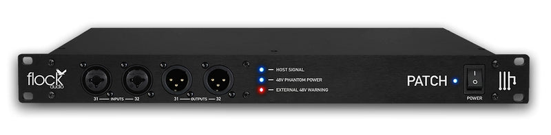 Flock Audio PATCH Digitally Controlled 32x32 Patchbay