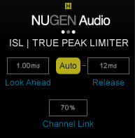 Nugen ISL Precision True Peak Limiter Plug-In