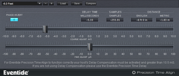 Eventide Precision Time Align Plug-In