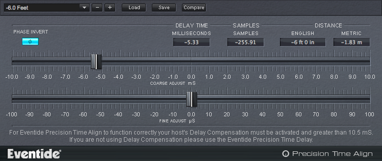 Eventide Precision Time Align Plug-In