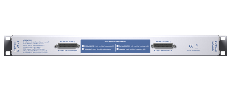 RME DTOX-32 Universal AES/EBU Breakout Box