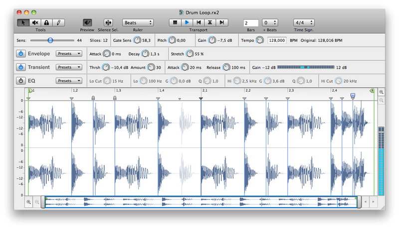 Reason Studios Recycle 2.2 Loop Editor Software