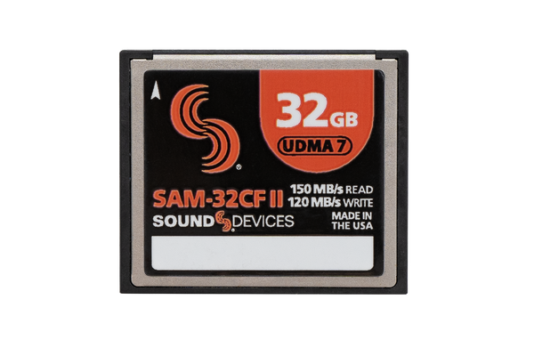 Sound Devices SAM-32CF II 32Gb Compact Flash Card