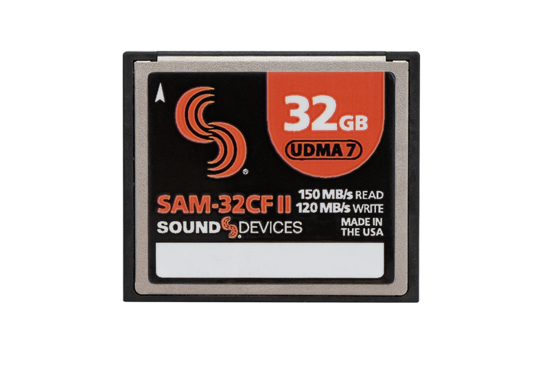 Sound Devices SAM-32CF II 32Gb Compact Flash Card