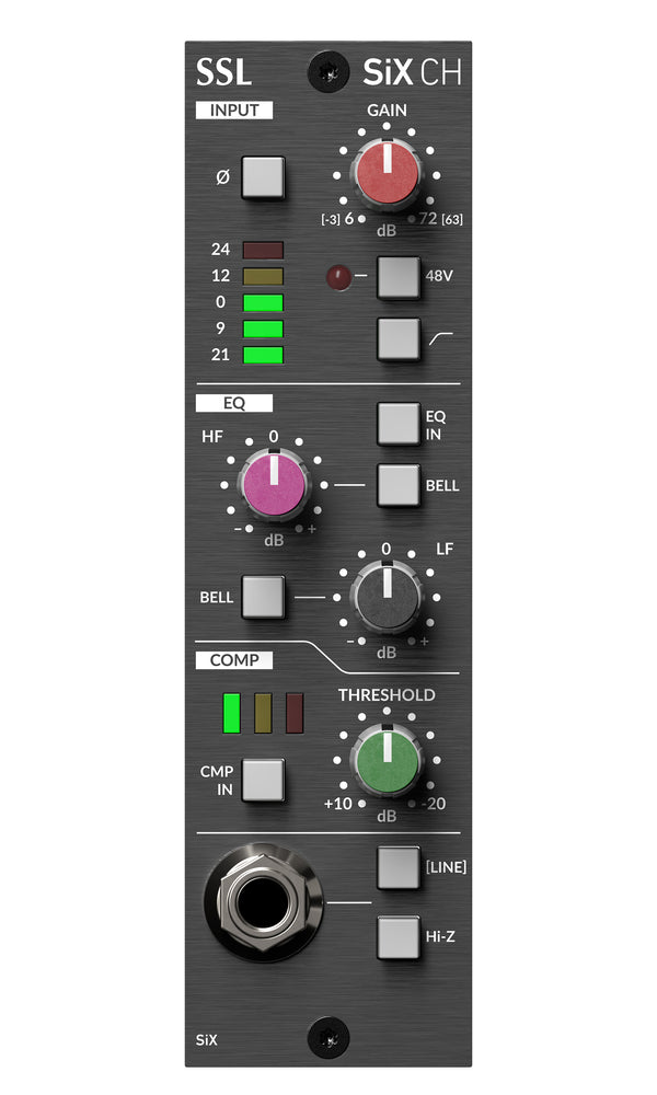 SSL SiX CH Channel Strip Module for 500 format