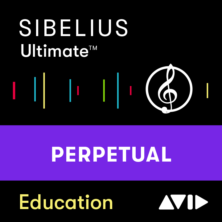 Avid Sibelius Ultimate Notation Software - Perpetual EDU