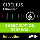 Avid Sibelius Ultimate - 1Y Subscription Renewal EDU