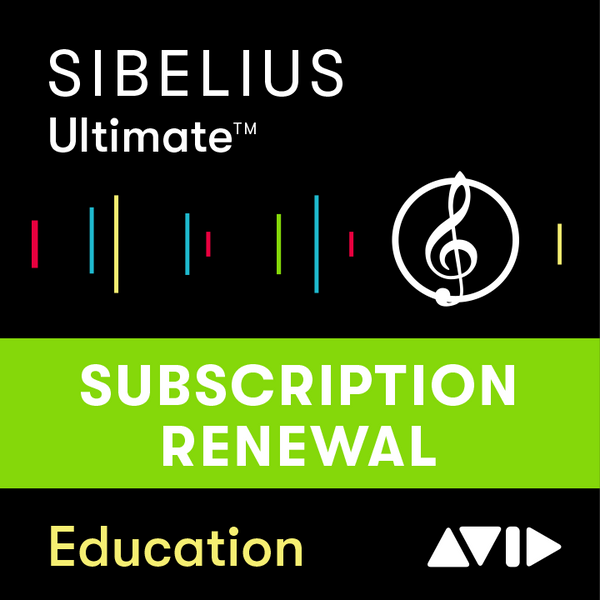 Avid Sibelius Ultimate - 1Y Subscription Renewal EDU