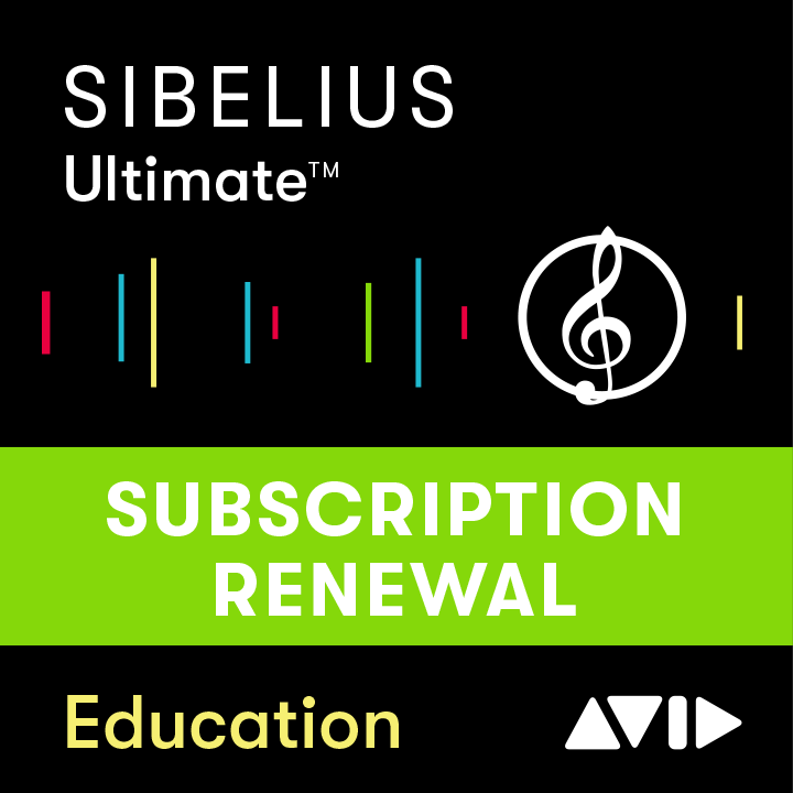 Avid Sibelius Ultimate - 1Y Subscription Renewal EDU