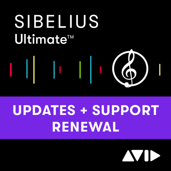 Avid Sibelius Ultimate - 1Y Updates & Support Renewal