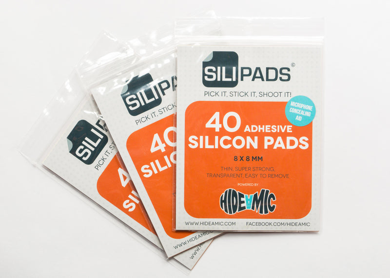 Hide-a-Mic Sili-Pads Adhesive Silicone Pads