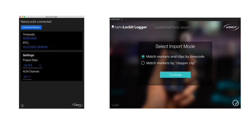 Ambient NanoLockit (Timecode & Logger)