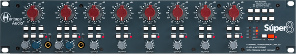 Heritage Audio Súper 8 8-Channel Mic Pre with Digital Out