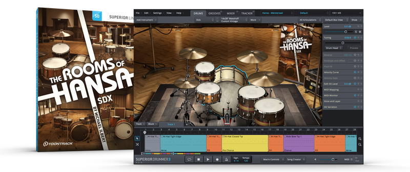 Toontrack The Rooms of Hansa SDX Expansion Pack