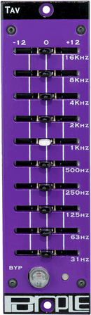 Purple Audio 5E2 Tav 500 Series Graphic EQ