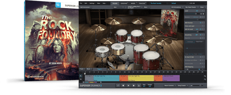 Toontrack The Rock Foundry SDX Expansion Pack