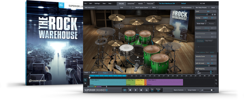 Toontrack The Rock Warehouse SDX Expansion Pack