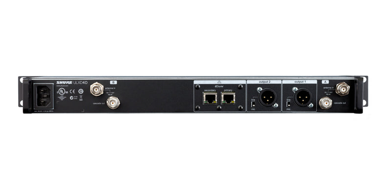Shure ULXD4D Diversity Dual-Channel Digital Receiver