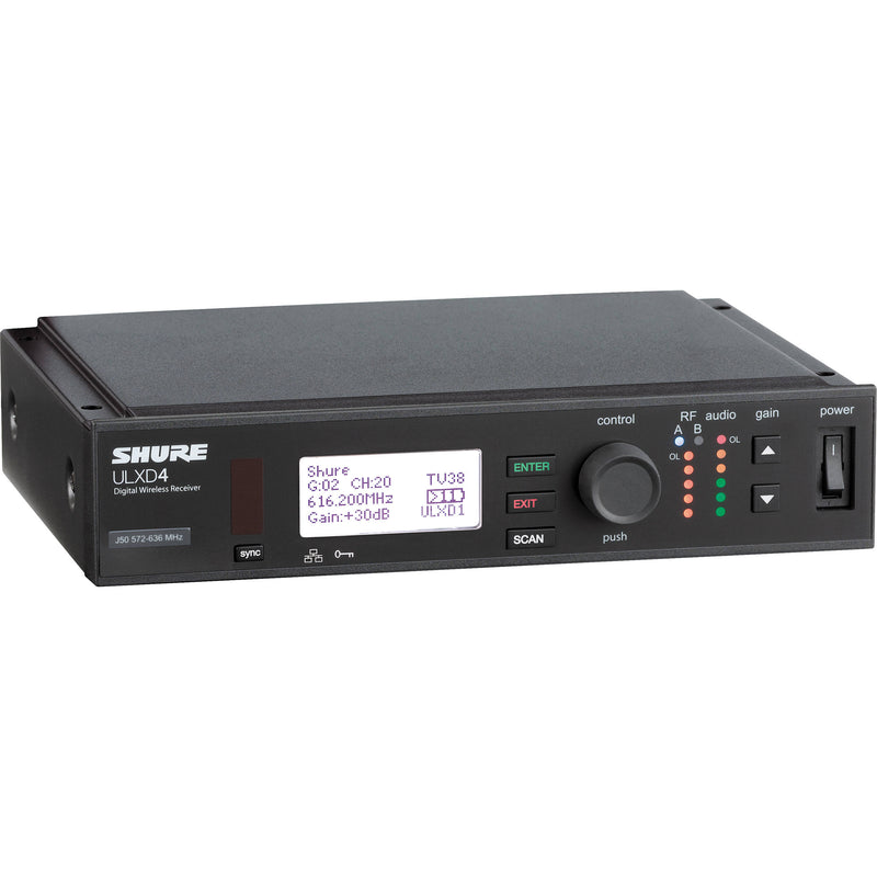 Shure ULXD4 Diversity Single Channel Digital Receiver