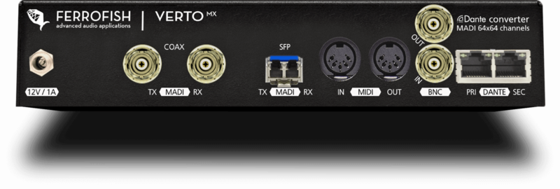Ferrofish Verto MX 64 x 64 MADI - Dante Converter
