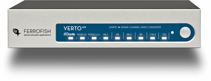 Ferrofish Verto MX 64 x 64 MADI - Dante Converter