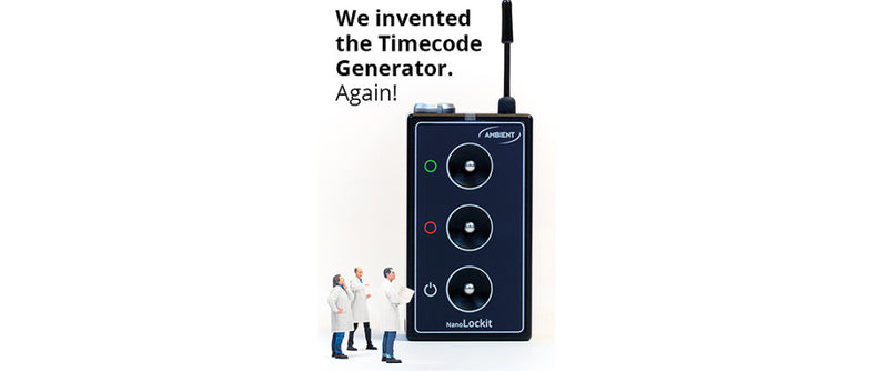 Ambient NanoLockit (Timecode & Logger)