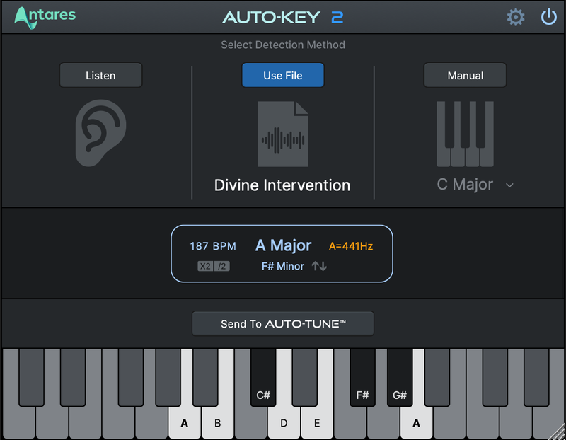 Antares Auto-Key 2 Automatic Key and Scale Detection