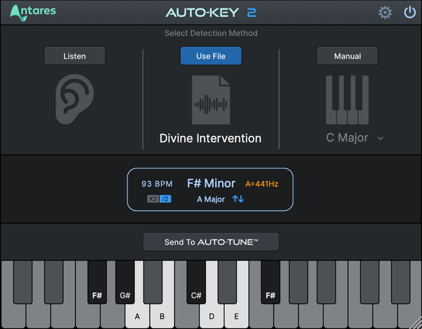 Antares Auto-Key 2 Automatic Key and Scale Detection