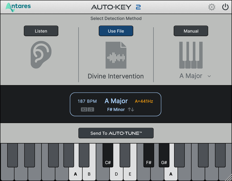 Antares Auto-Key 2 Automatic Key and Scale Detection