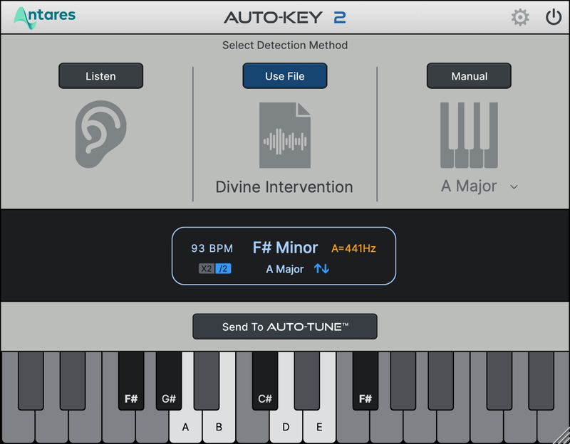 Antares Auto-Key 2 Automatic Key and Scale Detection